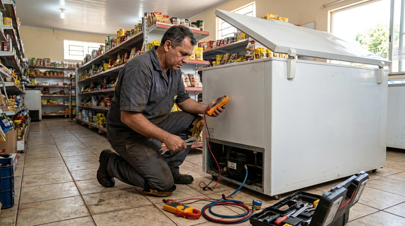 Manutenção em Motor Ventilador em Blumenau‑SC