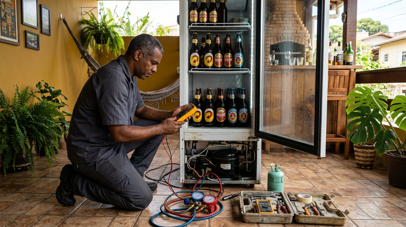 Reparo de Cervejeira Residencial em Blumenau‑SC